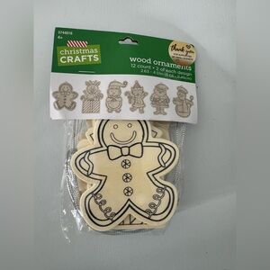 🛍️any 3 items for $6 🛍️ Christmas Crafts Wood Ornaments Set
